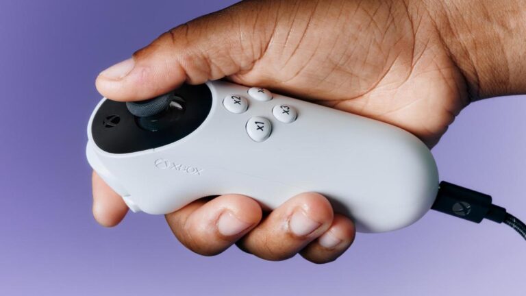 Microsoft’s latest accessible controllers include the Xbox Adaptive Joystick