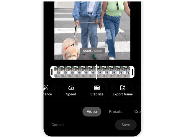 The Google Photos video editor is getting AI, because of course it is