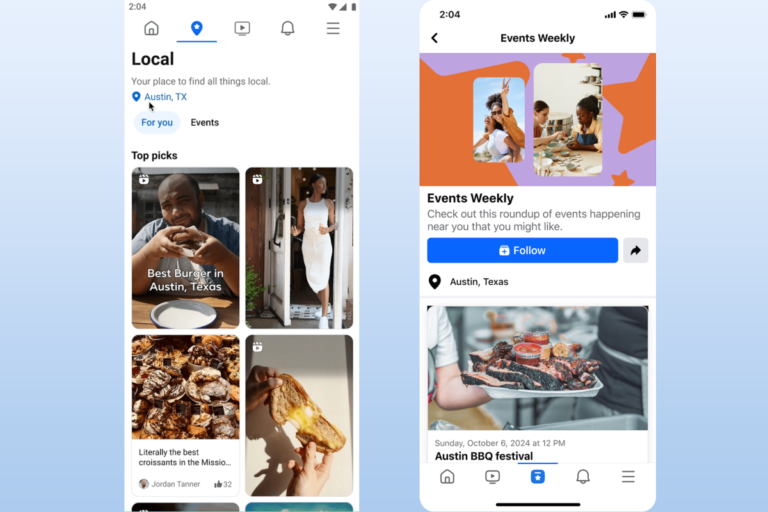Facebook is pushing ‘local’ content and events to try to win back young adults